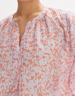 OPUS Bluse FAISY DAYLIGHT Loose aus Viskose Mix llila S14 10163312061242