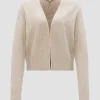 OPUS Cardigan DAMETTA Glitzer- Details beige S24 10349811875100