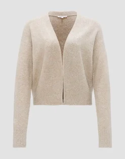 OPUS Cardigan DAMETTA Glitzer- Details beige S24 10349811875100