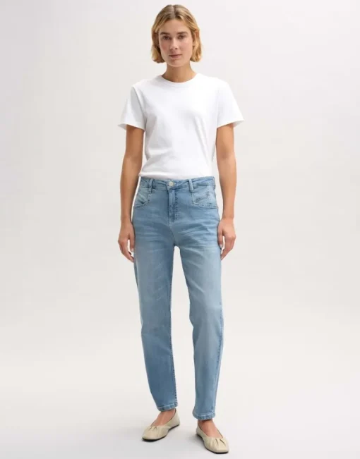 OPUS Carrot Jeans Loryn iced blau S23 10220611097220