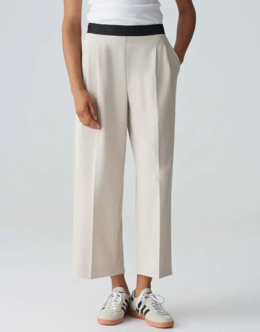 OPUS City Pants MALMA Wide in Melange Optik S24 10324612392275