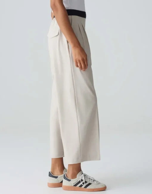OPUS City Pants MALMA Wide in Melange Optik S24 10324612392275