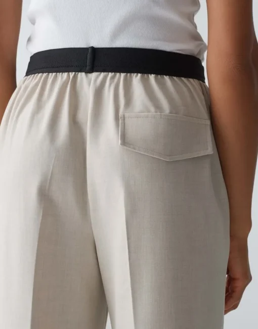 OPUS City Pants MALMA Wide in Melange Optik S24 10324612392275