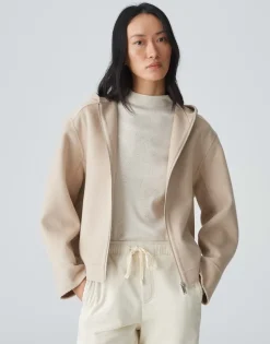 OPUS Damen Blazerjacke JETTY Wollmix beige S24 10334812558298