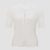 OPUS Flauschiger Cardigan DORLA Slim ECOVERO™ Viskose Mix weiß S14 10270412158254