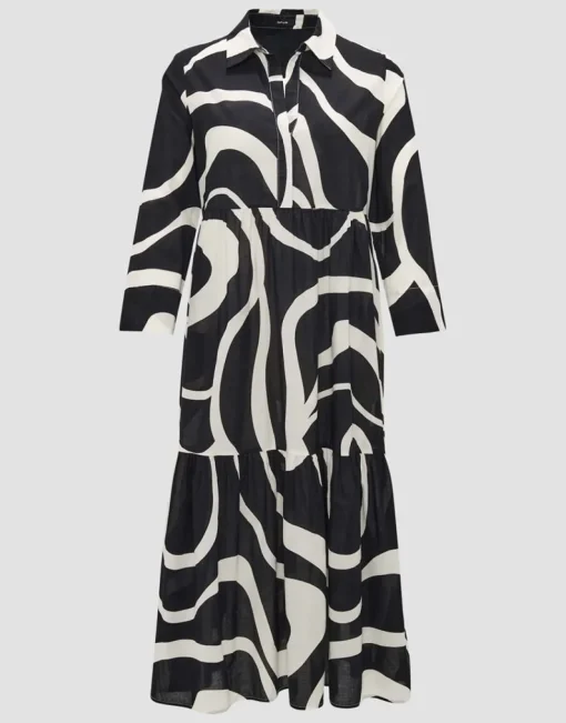 OPUS Hemdblusenkleid WERANO FLOW A-Linie aus BCI Cotton S24 10193112384100