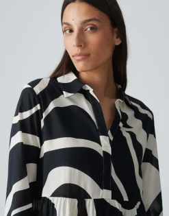 OPUS Hemdblusenkleid WERANO FLOW A-Linie aus BCI Cotton S24 10193112384100