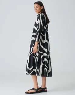 OPUS Hemdblusenkleid WERANO FLOW A-Linie aus BCI Cotton S24 10193112384100