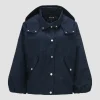 OPUS Jacke HILVI Loose mit wasserabweisender Oberfläche blau S1510375312913324