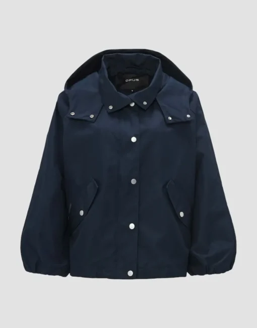 OPUS Jacke HILVI Loose mit wasserabweisender Oberfläche blau S1510375312913324