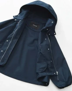 OPUS Jacke HILVI Loose mit wasserabweisender Oberfläche blau S1510375312913324