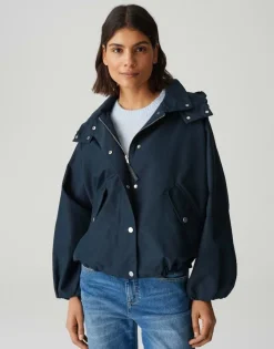 OPUS Jacke HILVI Loose mit wasserabweisender Oberfläche blau S1510375312913324