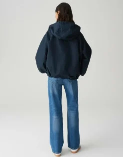 OPUS Jacke HILVI Loose mit wasserabweisender Oberfläche blau S1510375312913324