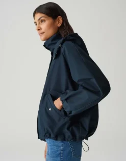 OPUS Jacke HILVI Loose mit wasserabweisender Oberfläche blau S1510375312913324