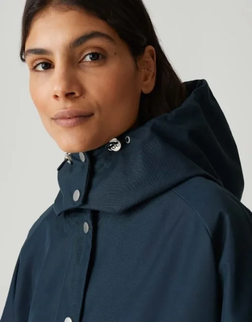 OPUS Jacke HILVI Loose mit wasserabweisender Oberfläche blau S1510375312913324