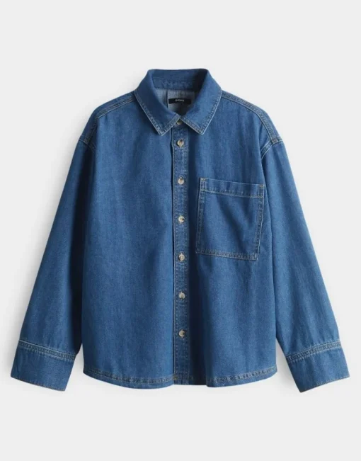 OPUS Jeansbluse FELYN blau S15 10383312978315