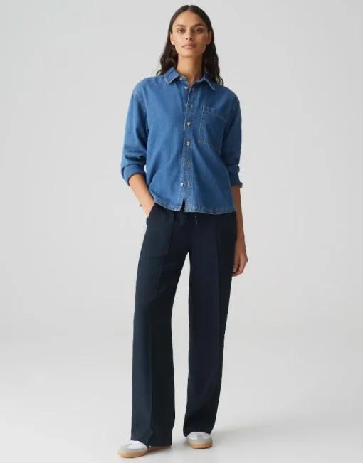 OPUS Jeansbluse FELYN blau S15 10383312978315