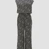 OPUS Jumpsuit Overall MARELLO Relaxed  Viskose schwarz S14 10288912301100