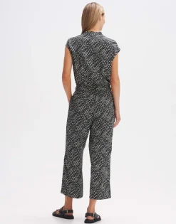 OPUS Jumpsuit Overall MARELLO Relaxed  Viskose schwarz S14 10288912301100
