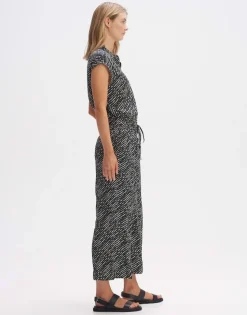 OPUS Jumpsuit Overall MARELLO Relaxed  Viskose schwarz S14 10288912301100