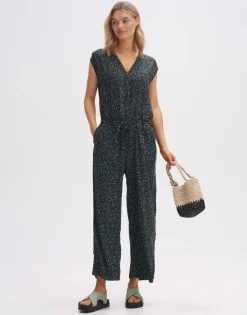 OPUS Jumpsuit Overall MONELI CITY Regular  Viskose grün S14 2455612184255