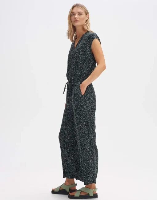OPUS Jumpsuit Overall MONELI CITY Regular  Viskose grün S14 2455612184255