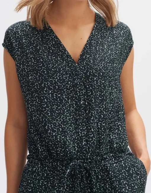 OPUS Jumpsuit Overall MONELI CITY Regular  Viskose grün S14 2455612184255