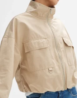 OPUS Kurzjacke HANNEKA Loose im Utility Look beige S14 10259812071242
