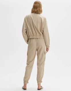 OPUS Leichter Blouson JOLISE Viskose Mix beige S14 10271612161254