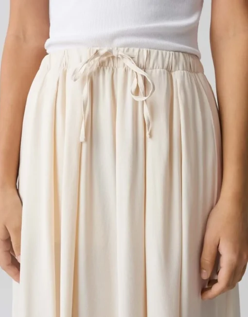 OPUS Midirock RONNA in luftig leichter A-Linie Creme S15 10400113071316