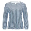 OPUS Printshirt SUSTA braun/blau S15 10373412903323
