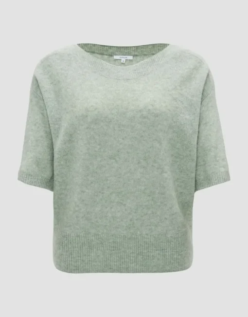 OPUS Pullover PUSITY Oversize Mohair grün S24 10299612559100