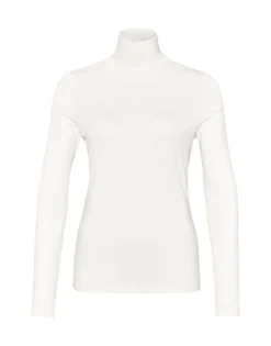 OPUS Sariette Rollkragenshirt blau und milk S22 10111810862100