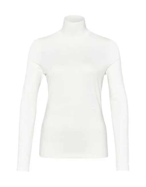 OPUS Sariette Rollkragenshirt blau und milk S22 10111810862100