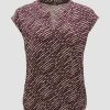 OPUS Shirt SANDEO SHADOW Viskose gemustert S14 2411012292100