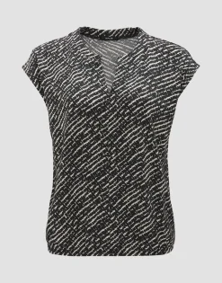 OPUS Shirt SANDEO SHADOW Viskose gemustert S14 2411012292100