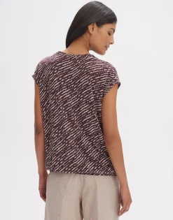 OPUS Shirt SANDEO SHADOW Viskose gemustert S14 2411012292100