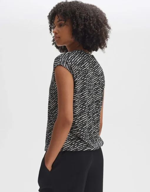OPUS Shirt SANDEO SHADOW Viskose gemustert S14 2411012292100