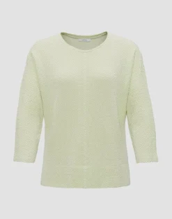 OPUS Shirt Serera aus Viskose Mix grün S14 10259012055100