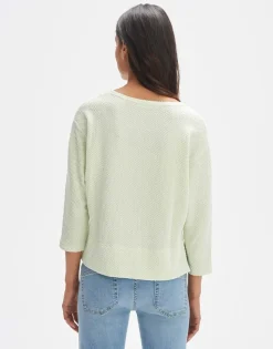 OPUS Shirt Serera aus Viskose Mix grün S14 10259012055100