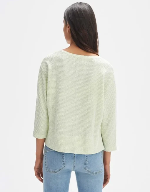 OPUS Shirt Serera aus Viskose Mix grün S14 10259012055100