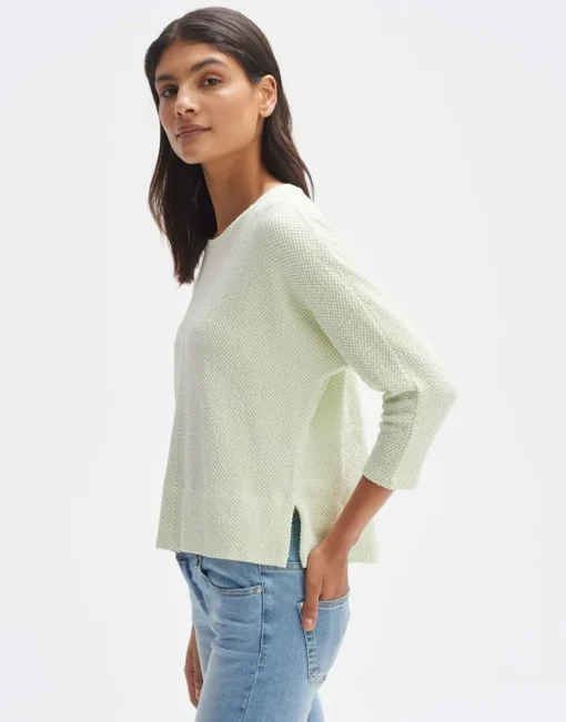 OPUS Shirt Serera aus Viskose Mix grün S14 10259012055100