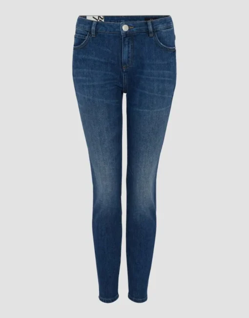 OPUS Slim Jeans EVITA Mid Rise BCI Cotton Mix blau S14  2331612075248