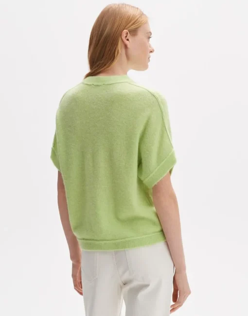 OPUS Strickpullover Pitapi mit Mohair grün S14 1026085532100