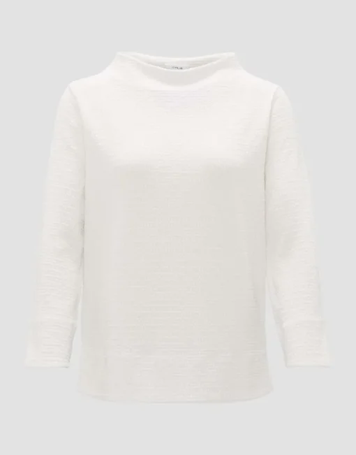 Opus Strukturiertes Shirt Damen  10320612513287