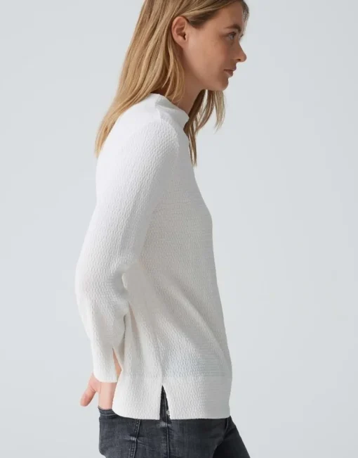 Opus Strukturiertes Shirt Damen  10320612513287