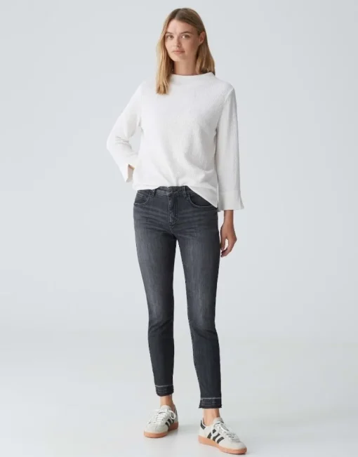 Opus Strukturiertes Shirt Damen  10320612513287