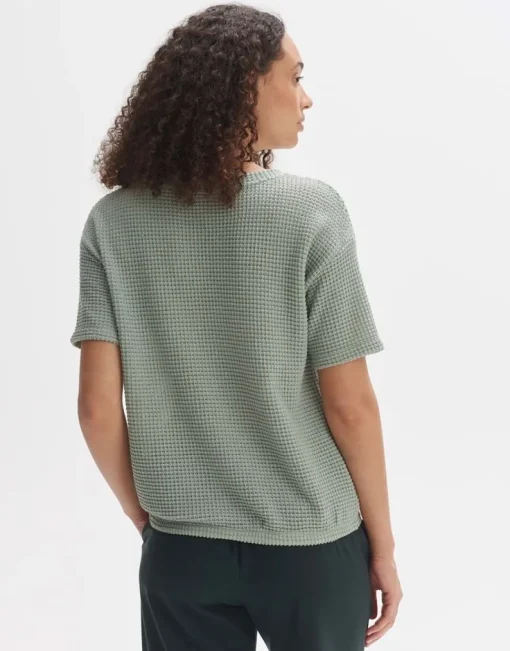 OPUS Strukturiertes Sweatshirt GIZAPI Regular aus BCI Cotton Mix S24 10298612561100