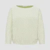 OPUS Sweater Gellig grün S23 10237311900100