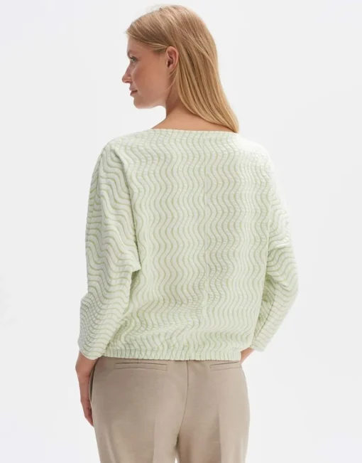 OPUS Sweater Gellig grün S23 10237311900100
